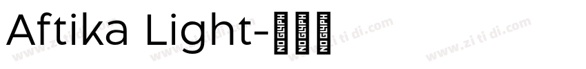 Aftika Light字体转换